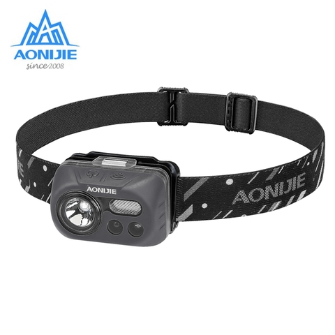 AONIJIE – lampe frontale étanche à LED, Portable et légère, pour le Camping, la randonnée, les sentiers et la course à pied, E4031 ► Photo 1/6