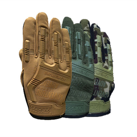 Gants tactiques de Combat militaire, pour hommes, pour l'entraînement, l'escalade, les tirs en plein air, cyclisme, antidérapants, complets, 2022 ► Photo 1/4