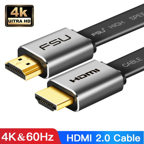 Répartiteur de câble HDMI 4K * 2K 60Hz, prolongateur de câble haute vitesse pour projecteur, ordinateur portable, PS4, câble hdmi ► Photo 1/6