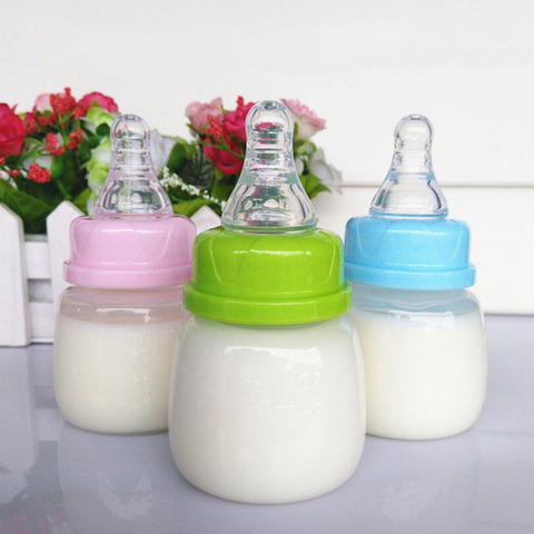 100% nouveau bébé infantile alimentation 0-18 mois mangeoire 60ML PP soins infirmiers jus lait Mini dureté bouteille biberons et mamelons ► Photo 1/6