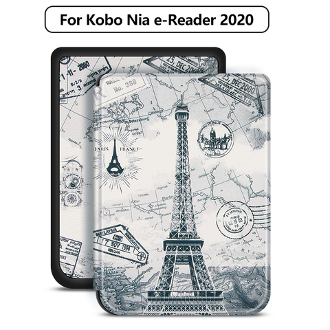 Housse de protection pour Kobo Nia E-reader couverture de sommeil pour tous les nouveaux Kobo 2022 E-book Funda Capa ► Photo 1/6