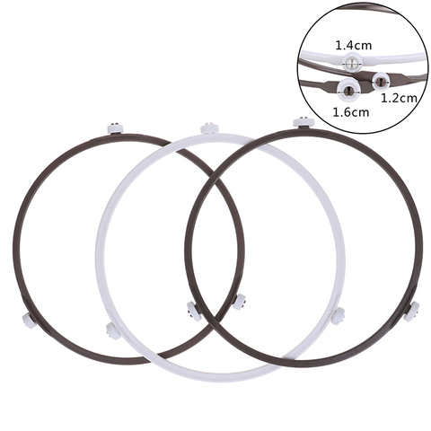 Support de plateau tournant pour four à micro-ondes PPS Support de bague rotative en cercle Support de rouleau plateau tournant en verre plaque de Base Support porte-plateau ► Photo 1/6