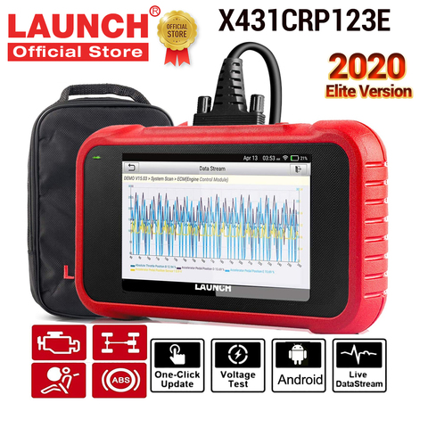 Lancement X431 CRP123E OBD2 Scanner de voiture OBD OBDII moteur ABS Airbag SRS Transmission outils de diagnostic mise à jour gratuite en ligne PK CRP123X ► Photo 1/6