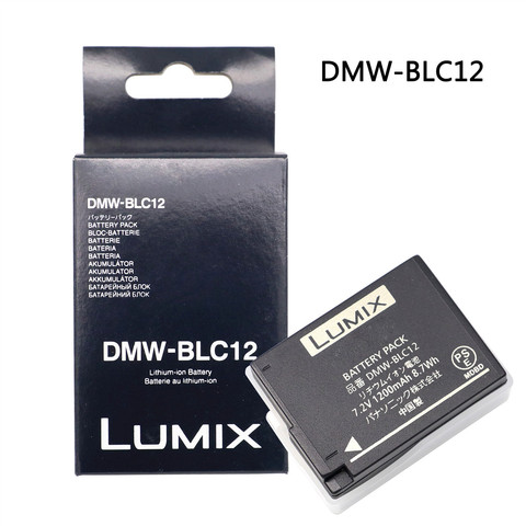 Batterie de haute qualité DMW-BLC12 DMW-BLC12E pour appareil photo Panasonic DMC-GH2S FZ3 G95 G85 G80 G5 G6 G7 GX8 FZ200 FZ300 FZ2500 FZ1000 ► Photo 1/6