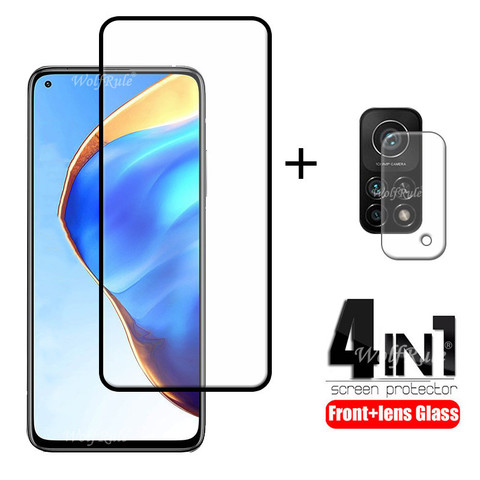 4-en-1 pour Xiaomi Redmi Note 9T verre pour Redmi Note 9T protecteur d'écran verre trempé pour Mi 10T Lite Redmi Note 9T verre d'objectif ► Photo 1/6