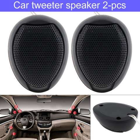 Tweeter universel, Mini dôme, 1000W, 2 pièces, haut-parleur pour voiture, haute efficacité, système Audio ► Photo 1/6