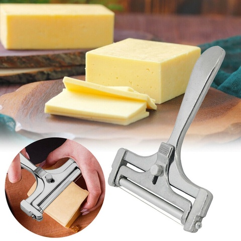 Trancheuse à fromage réglable râpe à beurre rabot aluminium antiadhésif fromage trancheuse beurre Rallador Cutter maison cuisine tranchage outil ► Photo 1/6