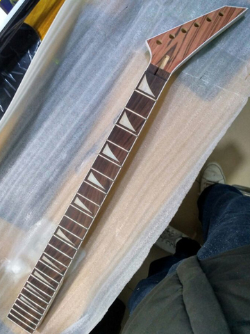Disado-accessoires de guitare électrique, 24 Frets, cou, planche de rose, pièces pour Instrument Musical ► Photo 1/5