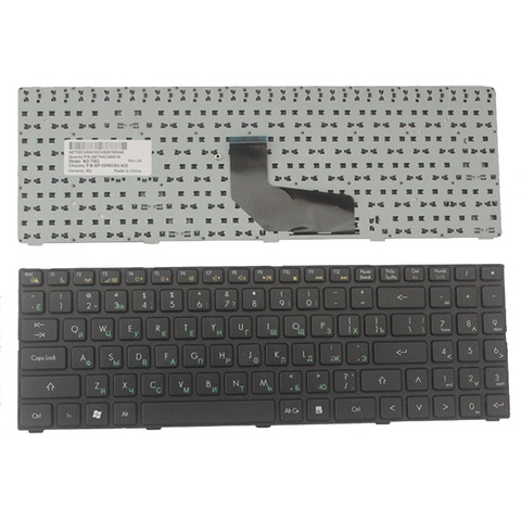 Clavier russe noir pour ordinateur portable, neuf, pour DNS twc-n13p-gs, 0165295, 0155959, 0158645, MP-09R63RU-920, RU ► Photo 1/3