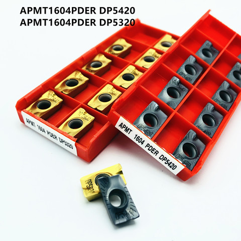 APMT1604 APMT1135PDER RPMW1003MO DP5320 DP5420 inserts en carbure de haute qualité APMT CNC pièces de tour outils de fraisage inserts RPMW ► Photo 1/6