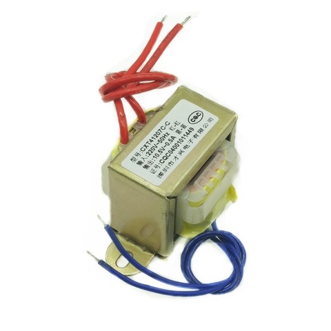 Transformateur de puissance 220V vers 10.5V 10V 550mA/0,55a/1000MA | Transformateur Audio ► Photo 1/1