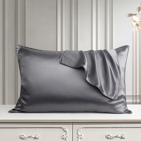 Mûrier taie d'oreiller en soie 100% pure housse de coussin en soie véritable housse de coussin en soie naturel housse de coussin en soie ► Photo 1/6