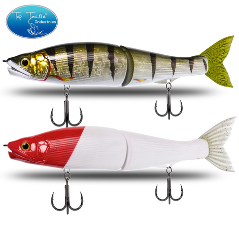 Leurre Laser articulé en papier, appât flottant lent, Section de surface, Swimbait Bass, 303mm 335mm ► Photo 1/6