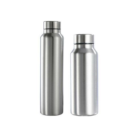 2022 bouteille d'eau de sport en acier inoxydable Thermos tasse 650/1000ml étanche Thermosmug simple paroi vide Camping gymnase flacon en métal ► Photo 1/6