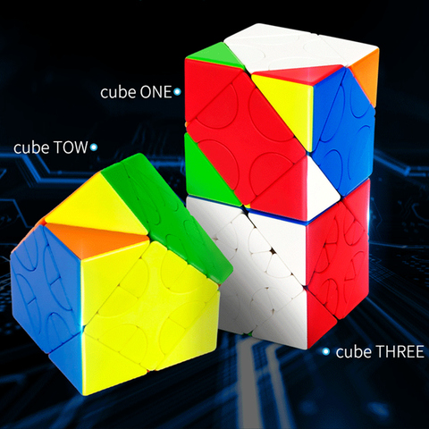 MOYU HunYuan Oblique tournant Cube-1 | 2 | 3 2022 nouveau Magic Speed Cube professionnel Puzzle jouets pour enfants enfants Cubo Magico cadeau ► Photo 1/6