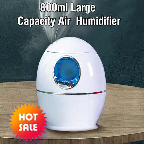 800Ml humidificateur d'air USB ultrasons arôme huile essentielle diffuseur brumisateur brumisateur avec LED veilleuse pour voiture de bureau à domicile ► Photo 1/6