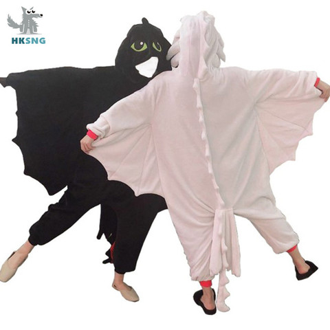 HKSNG-pyjama d'hiver en flanelle pour adultes, pyjama Kigurumi sans dents, Costume Cosplay pour la fête d'halloween, nouveau ► Photo 1/4