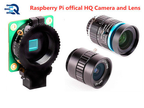 Caméra de haute qualité, Raspberry Pi, 12.3 MP, sortie RAW12/10/8 et COMP8, mise au point 12.5mm à 22.4mm ► Photo 1/6