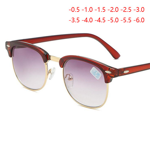 Lunettes de soleil avec dioptrie SPH -0.5 -1.0 à-5.5 -6.0 hommes femmes mode myopie lunettes myopie myope 9588 ► Photo 1/6