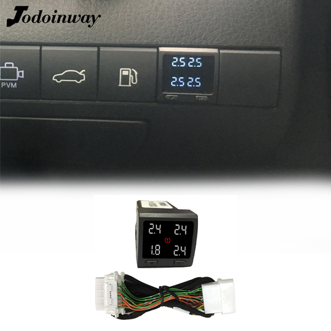 Affichage LCD numérique système d'alarme de pression des pneus de voiture OBD TPMS moniteur intégré aucun capteur pour Toyota Camry 2022 ► Photo 1/6