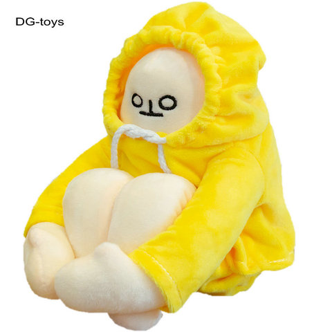 Drôle banane homme Figure jouet en peluche à capuche pull garçon homme poupée astuce mal Boyfirend câlin jouets pour fille cadeau présent ► Photo 1/6