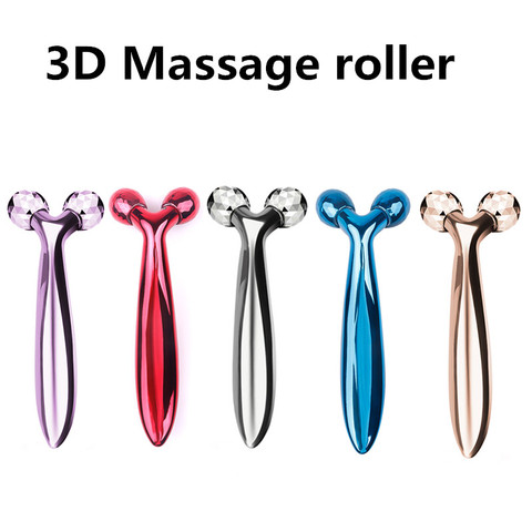 3D rouleau masseur Y forme 360 rotation mince visage corps mise en forme Relaxation levage rides dissolvant Massage du visage Relaxation outil ► Photo 1/6