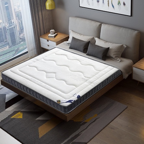 Matelas en latex naturel, 10cm d'épaisseur, Tatami King Queen, entièrement double taille en mousse à mémoire de forme, respirant, confortable rebond ► Photo 1/6