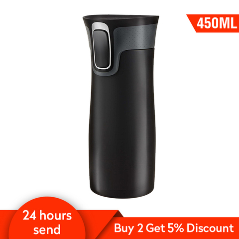 Thermos 450ML, Thermos en acier inoxydable, tasses de voyage, contenant pour le Café, carafe, gobelet, gourde, contenant du Café ► Photo 1/6