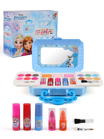 Ensemble cosmétique Disney reine des neiges pour filles, elsa, anna, jouet à la mode princesse blanche-neige, maison de jeu, cadeau pour enfants, nouvelle collection ► Photo 1/6