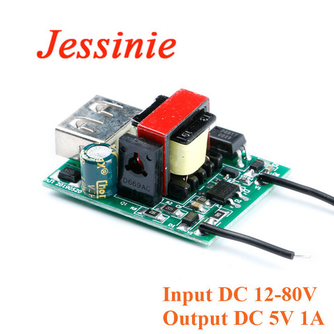 Stabilisateur de convertisseur USB DC-DC Buck Down, Module d'alimentation électrique isolé galvanique, 12V 24V 36V 48V 72V à 5V 1A ► Photo 1/5