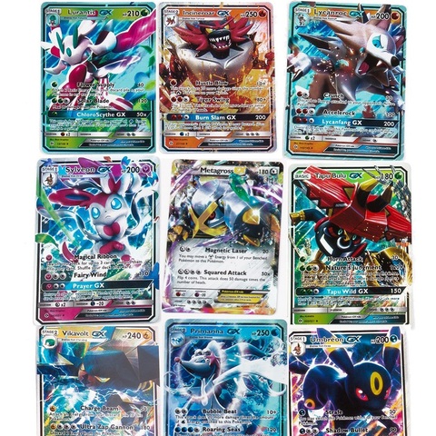 TAKARA TOMY – jeu de cartes Pokemon GX MEGA brillantes, 200 pièces, cartes de combat et d'échange, jouet pour enfants ► Photo 1/6