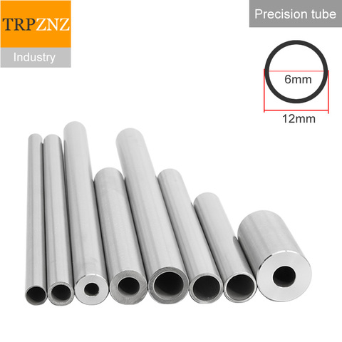 304 tube d'acier inoxydable tuyau de précision, OD12x3mm, diamètre extérieur 12mm, épaisseur de paroi 3mm, diamètre intérieur 6mm, tube sanitaire ► Photo 1/4