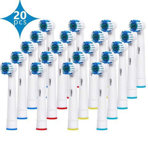 Têtes de brosse à dents électrique oral-b, 20 pièces, rechange, Advance Power/Pro Health ► Photo 1/6