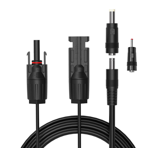 Câble d'extension de charge solaire, avec connecteurs DC5521 DC5525 DC3513.5 pour Jackery ALLPOWERS, Station d'alimentation plus Portable ► Photo 1/6