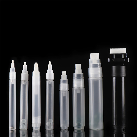 1Pcs Plastic Empty Pen Rod 3mm 5mm 6.5mm 8mm 10mm Barrels Tube For Graffiti Pen Liquid Chalk Markers Paint Pen Accessories ► Photo 1/6