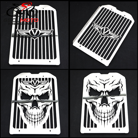 Couvercle de radiateur pour Kawasaki Vulcan VN1600 | Couvercle de radiateur en acier chromé protection de réservoir Streak moyen 2002 - 2008 VN 1500 1600 ► Photo 1/6