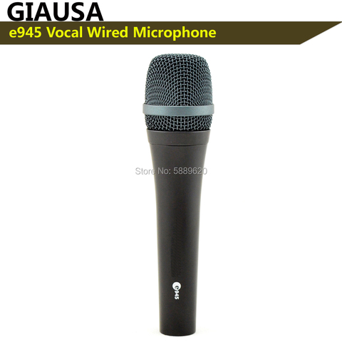 Livraison gratuite, e945 microphone vocal professionnel cardioïde dynamique filaire, microphone karaoké, microphone vocal de type sennheisertype ► Photo 1/6