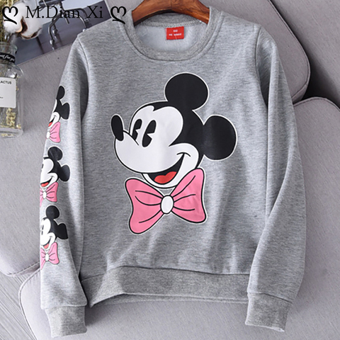 T-Shirt manches longues pour filles | En coton, avec motif de dessin animé Minnie, pour enfants ► Photo 1/6