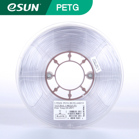 ESUN – Filament pour impression 3D, consommable d'imprimante en plastique, PETG, 1.75mm de diamètre, poids bobine 1kg ► Photo 1/4