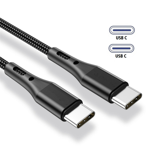 PD 60W Double 3A Charge rapide USB Type C à USB Type C câble pour Xiaomi 8 mi10 mi9 prise en Charge PD 60W QC3.0 câble pour appareils de Type C ► Photo 1/6