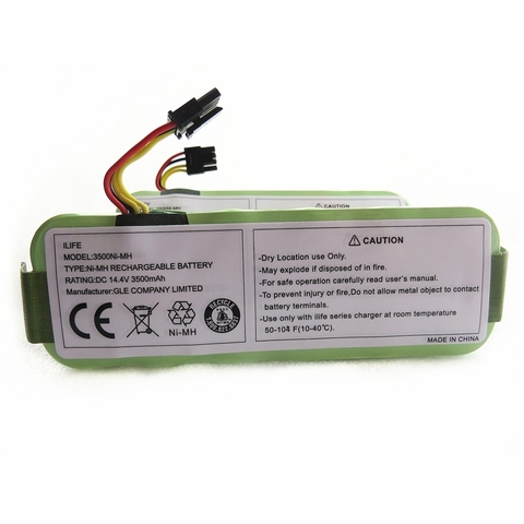 Batterie pour Robot aspirateur Panda X500 X580 X600, Rechargeable, 14.4V, 3500mAh, pour modèles Ecovacs Mirror CR120, Dibea X500 ► Photo 1/6