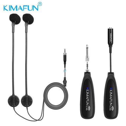 KIMAFUN KM-710 2.4G Microphone sans fil conçu pour accordéon professionnel Instrument de musique condensateur haute fidélité micro vocal ► Photo 1/6