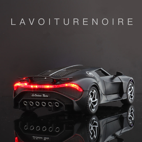 1:32 Bugatti Lavoiturenoire sport alliage voiture Diecasts & jouets véhicules jouet voiture modèle métal Collection haute Simulation enfants cadeau ► Photo 1/6