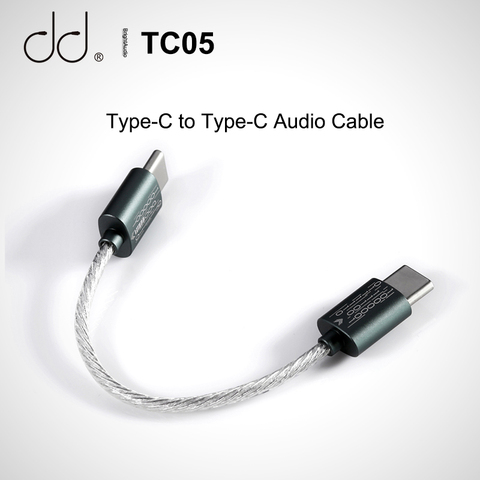 DD DDHIFI TC05 Type C à Type C câble de données Audio pour lecteur de musique USB C téléphone Android, TC28i éclairant à TYPE-C adaptateur OTG ► Photo 1/6