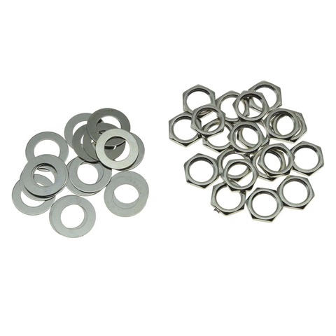 Dopro – lot de 20 pièces de filetage américain en Nickel, 3/8 