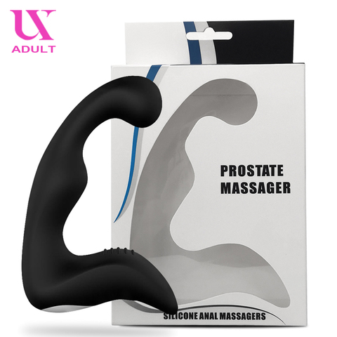 Vibrant Prostate masseur hommes étanche Plug Anal moteurs puissants 10 modèles de Stimulation bout à bout Silicone jouets sexuels pour adultes ► Photo 1/6