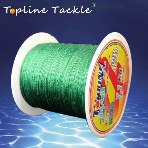 Topline-fil de pêche tressé PE, matériel de pêche, Multifilament, pêche d'eau salée, 0.1 à 0.5mm, ligne à 4 brins, 100M et 300M ► Photo 1/6