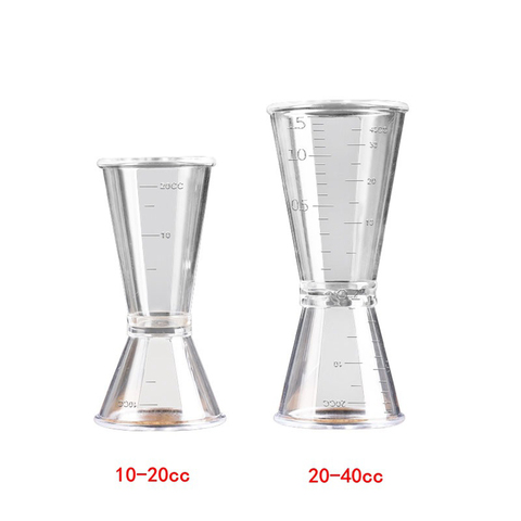 Shaker à cocktail 10/20ml ou 20/40ml, tasse à mesurer, outil de bar de cuisine, tasse à boisson, tasse à mesurer d'alcool, gadget de cuisine ► Photo 1/6