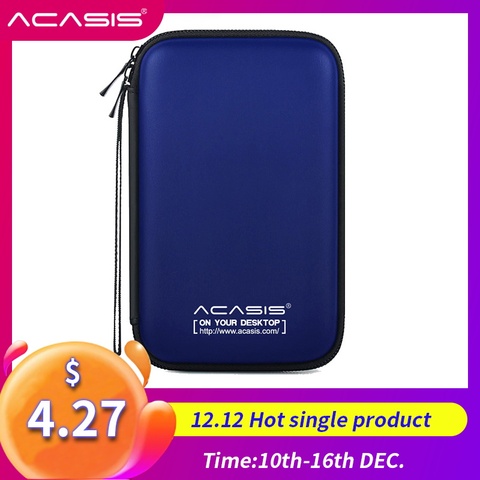 2.5 pouces HDD boîte sac étui Portable disque dur disque sac pour externe HDD boîte housse de batterie portative stockage Protection boîte ► Photo 1/6