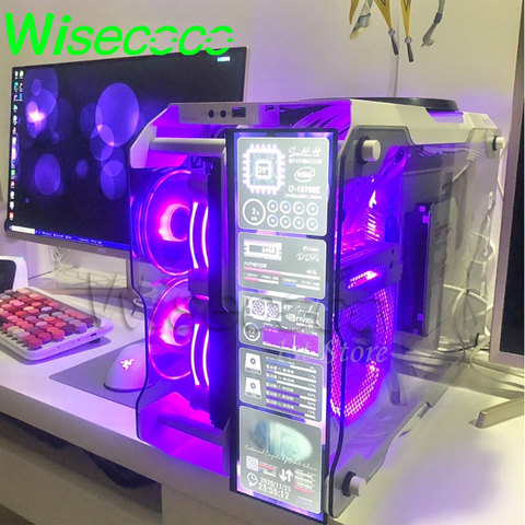 Wisecoco 12.6 pouces écran LCD NV126B5M-N41 1920*515 température AIDA64 surveillance écran secondaire bureau pour l'affichage de l'ordinateur ► Photo 1/6